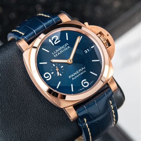 rose gold panerai|panerai luminor 1950.